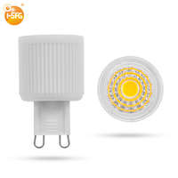 Lámpara LED de Cristal Cerámica de 3 Vatios, Regulable, AC 230V, Ra80, Reflector de 38 Grados, Sin Parpadeo, Foco G9, Residencial
