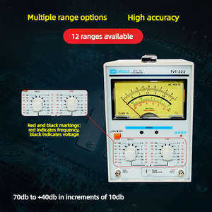 Longwei <span class=keywords><strong>322</strong></span> Millivoltímetro Digital de CA - Medidor de Voltaje Digital de Doble Canal de Alta Precisión con Puntero Único/Doble - Product Image 6