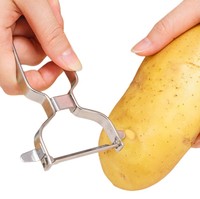 Duurzame brede roestvrijstalen koolrasp, handmatig, multifunctioneel keukengereedschap, aardappel-, groente- en fruit-schiller.
