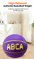 Balón de Baloncesto Silencioso de Tamaño Oficial 5, Diseño Silencioso para Práctica en Interiores y Exteriores