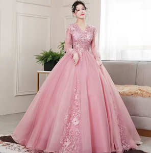 Caisha vestido <span class=keywords><strong>de</strong></span> boda estudiante arte prueba vestido etapa solo tutú falda Reunión Anual anfitrión vestido <span class=keywords><strong>de</strong></span> noche traje largo femenino - Product Image 6