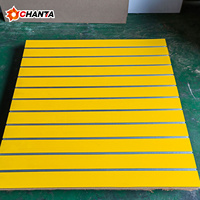 Panneau rainuré en MDF mélaminé 4x8' de Chine, 15mm 18mm E1, moderne