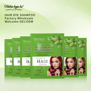 Vente en gros de sachets de shampoing colorant semi-permanent brun châtaigne avec marque privée, shampoing crème couleur naturelle sans parabens - Product Image 6