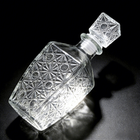 Carafe à whisky et tequila en verre cristal, forme élégante et créative, avec bouchon de vin hermétique – Approvisionnement direct usine