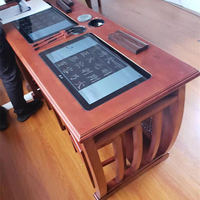 Table à thé tactile intelligente de 43 pouces jeu d'affichage interactif tactile bureau étanche vente en gros