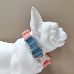 Gran oferta 2025, accesorios acolchados para perros y mascotas, anillo en D, <span class=keywords><strong>collar</strong></span> multicolor para mascotas, hebilla ajustable, <span class=keywords><strong>Collar</strong></span> de nailon para perros - Product Image 3