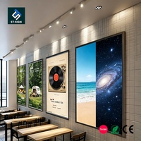 Boîte à lumière LED Shuntai A4/A2/A1 en aluminium, panneau publicitaire LED, menu lumineux, boîte à lumière ultra-fine, panneau LED pour restaurant