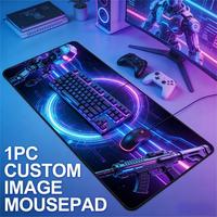 Tapis de souris pour jeux, tapis de souris pour clavier d'ordinateur, surface douce et lisse, base en caoutchouc antidérapante, 800 x 300 x 3 mm, tapis de souris XXL