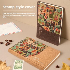 Libreta de Direcciones Creativa y Ecológica en Stock, de PU con Corcho Impreso y Posos de Café, Recuerdo de Viaje, Regalo Empresarial, A5, Sin Encuadernación - Product Image 4