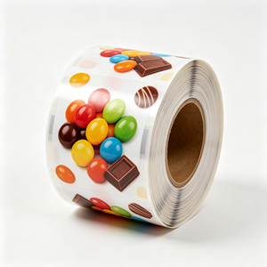 Rouleau de film plastique laminé de qualité alimentaire, film d'emballage translucide brillant pour l'emballage de bonbons et de chocolat - Product Image 2