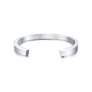 Commercio all'ingrosso in acciaio inox bianco urna braccialetto d'argento/oro/oro rosa/nero cremazione urna braccialetto per ceneri - Product Image 2