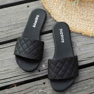 Sandalias planas de punta abierta con banda ancha y acolchado, estilo casual para verano, playa y uso diario. - Product Image 6