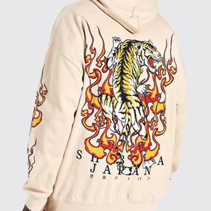 Nouveau Hoodie d'Hiver Long et Ample en Coton 100% avec Épaules Tombantes, Unisexe, Personnalisable avec Logo par Sublimation et Imprimé Dessin Animé, OEM - Product Image 2