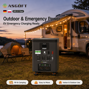 Système Générateur Solaire et Automobile Tout-en-un 6200Wh – Batterie Externe Portable, Centrale Électrique Domestique, Onde Sinusoïdale Pure, Démarrage d'Urgence - Product Image 1