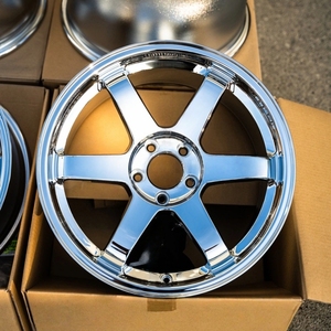 ล้อโครเมียมแบบล้อเฟืองลึก5X114.3 5X120ใหม่มีล้อโครเมียมสามล้อ <span class=keywords><strong>TE</strong></span> <span class=keywords><strong>37</strong></span> 19 20นิ้วสำหรับ350Z 370Z Supra Civic เป็น BMW F30 G20 F32 M4 M3 G22 - Product Image 2