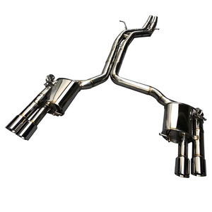 Puntas de tubo de <span class=keywords><strong>escape</strong></span> del silenciador múltiple <span class=keywords><strong>Escape</strong></span> de carreras de automóviles S4 B5 para S6 C5 <span class=keywords><strong>Audi</strong></span> <span class=keywords><strong>A4</strong></span> B8 <span class=keywords><strong>B7</strong></span> B9 RS4 A3 A6 - Product Image 3