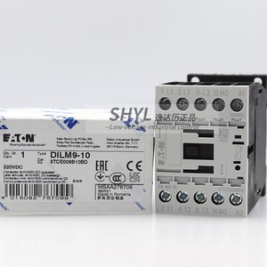 Contactor Eaton DILM9-10 220VDC, Relé de Control Industrial de Montaje en Riel DIN, Operado por CC - Product Image 1