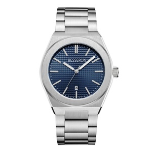 Reloj de Cuarzo de Lujo para Hombre de 42 mm con Correa de Acero y Caucho, Estilo Casual de Negocios, Ancho de Correa de 22 mm, Resistente al Agua - Montre Homme - Product Image 2