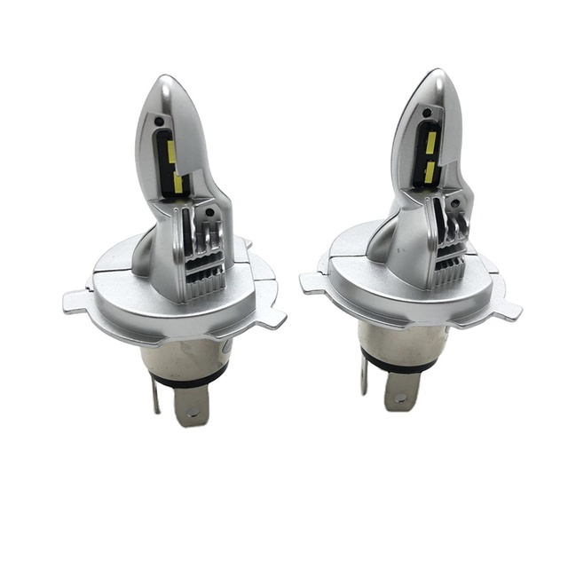 Fanless Mini LED Headlight H4 H7 H11 Plug and Play Car Mini Size Halon Headlights