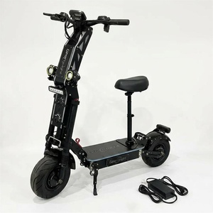 Trottinette électrique haute vitesse 55-75 MPH, 72V 10000W, double moteur, Geofought G14, pour adultes, avec siège et éclairage RGB, livraison rapide depuis les États-Unis. - Product Image 1