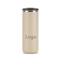 Gobelet à café portable en acier inoxydable, tasse de voyage isotherme sous vide, revêtement en poudre, anti-fuite, réutilisable, OEM