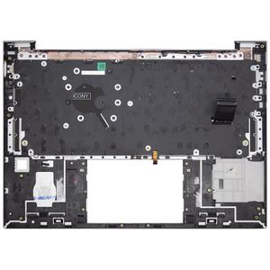 Reposamanos y teclado para ordenador portátil, para HP EliteBook 835 G10, con retroiluminación, Estados Unidos, EE. UU., plata, nuevo - Product Image 1