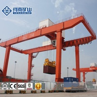 Grue à conteneurs Kuangshan de Chine, 50 tonnes, prix de la grue RMG, 35 tonnes, 45 tonnes, grue à portique montée sur rail pour le levage de conteneurs