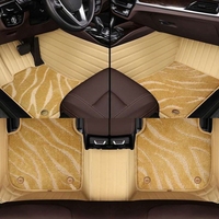 Tapis de sol de voiture personnalisé double couche ciel étoilé pour BENZ GLC AMG SUV tapis de pied couverture Auto intérieur