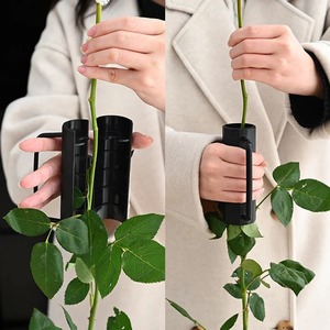 Herramienta Reutilizable para Quitar Espinas de Rosas con Mango, Removedor Seguro de Espinas de Rosas, Recortador de Tallos, Herramienta de Jardinería Cilíndrica - Product Image 6