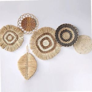 Cesto de Pared Mexicano, Decoración Mural Creativa, Accesorios para Interiores, Cestos Colgantes de Yute Tejido Natural, Nueva <span class=keywords><strong>Temporada</strong></span> - Product Image 4