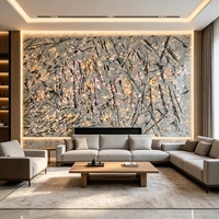 Dalle de marbre naturel de luxe pour mur et sol de salon, découpe sur mesure, populaire, imperméable et durable pour plan de travail de cuisine