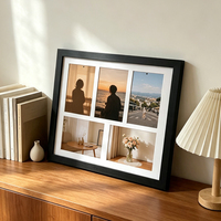 Kit de Cadres Photo Muraux Modernes en MDF Blanc Écologique Personnalisables pour Photos, Empreintes de Mains et de Pieds de Bébé, Décoration Intérieure – Vente en Gros