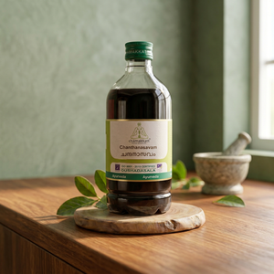 Chamakkatt Chanthanasavam 450ml, Producto Herbal Ayurvédico para el Cuidado de la Salud, Apoyo Inmunológico y Urinario - Product Image 2