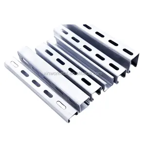 Hot Dip Galvanized Channel Stainless Steel Grating with Q235 Material AISI Standard Construction Cold Formed C Channel Profile