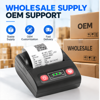 Printer Saku Mini MP-58C1 Grosir, Thermal 203DPI, Baterai Besar 2000mAh, Printer Barcode Tanpa Tinta untuk Usaha Kecil
