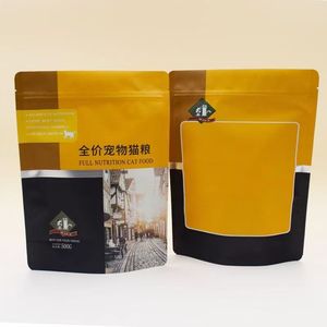 Tùy Chỉnh In Pet Điều Trị Thực Phẩm Lưu Trữ Bao Bì Túi 500G 1Kg 2Kg 5Kg Nhôm Lá Túi Pet Mèo Và Con Chó Bao Bì Thực Phẩm Túi - Product Image 2
