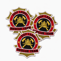 Étiquette DOY Accessoires de vêtement et de traitement Conception Logo personnalisé Bordure brodée Écusson de broderie pour vêtements