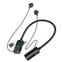 Écouteurs sans fil Hi-Res à tour de cou avec haut-parleur de 10 mm, affichage LED, autonomie 10-15H, Type-C pour le sport et la musique