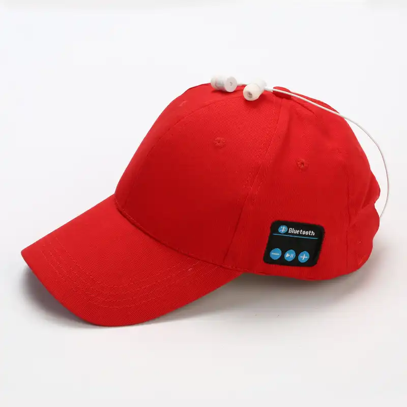 Mavi kulak beyzbol şapkası kablosuz akıllı kap kulaklık kulaklık şapka hoparlör Mic müzik kap erkekler ve kadınlar