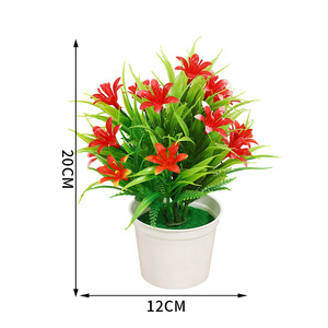 กระถางดอกไม้ประดิษฐ์ Yiwu Datuo ขนาด 20x12 ซม. สีสันสดใส สำหรับตกแต่งภายในห้องนั่งเล่น - Product Image 5