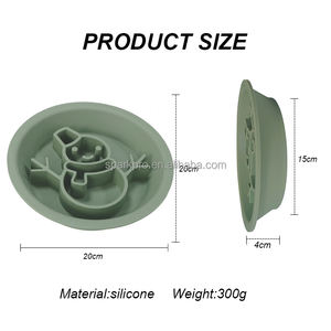 2024 Natal desain baru antiselip air kuat tidak bengkok minimalis dipersonalisasi mewah 64Oz mangkuk kucing peliharaan - Product Image 5