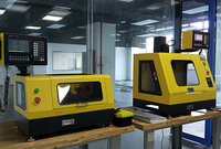 Offre Spéciale CNC 210 CE qualité usinage automatique paillasse école éducatif Mini tour CNC Machine