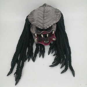 Masque en latex <span class=keywords><strong>Alien</strong></span> <span class=keywords><strong>vs</strong></span> <span class=keywords><strong>Predator</strong></span> pour Halloween transfrontalier, casque effrayant de <span class=keywords><strong>Predator</strong></span> pour fête et jeu de rôle - Product Image 4