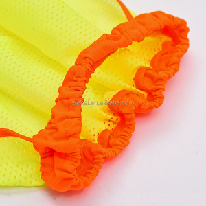 Casque de sécurité respirant en maille et polyester <span class=keywords><strong>Ekai</strong></span> EK-SH01 à haute visibilité avec pare-soleil en jaune/orange fluorescent – Vente en gros usine - Product Image 3