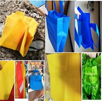 Sacs de courses réutilisables promotionnels, sacs non tissés personnalisés avec logo imprimé