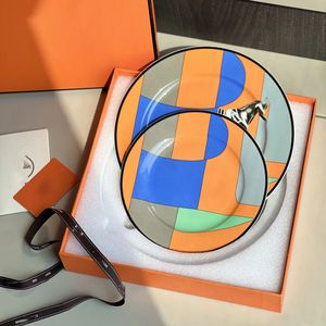 Juego de platos de cena y plato cargador de porcelana para decoración del hogar nórdico superventas - Product Image 1