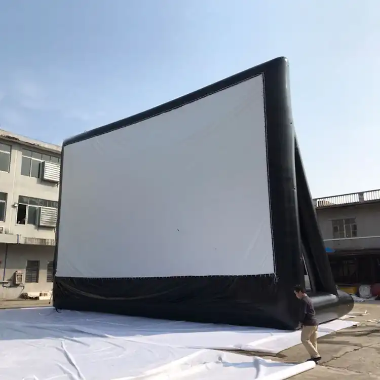 खुली हवा सिनेमा Inflatable फिल्म स्क्रीन झटका अप टीवी स्क्रीन और प्रोजेक्टर