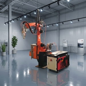 High Flexibility 6 Axis Robotic Laser Fiber Laser Welding Machine for Energy <b>Battery</b> Tray / Railway / Metal Pipe - Product Image 3