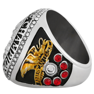 Anillo Conmemorativo del Campeonato <span class=keywords><strong>de</strong></span> los <span class=keywords><strong>Cleveland</strong></span> Indians 2016, Personalizable con Nombre, Chapado en Oro, con Piedra Natural, Estilo Vintage - Product Image 3