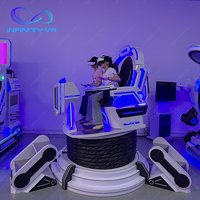 Immersive 360 °   Simulador de Naves Espaciales VR con Plataforma de Movimiento Dinámico, Atracción Multisensorial para FEC y Parques Temáticos